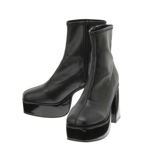 EVRIS「スリムチャンキーブーツ」|ショートブーツ|