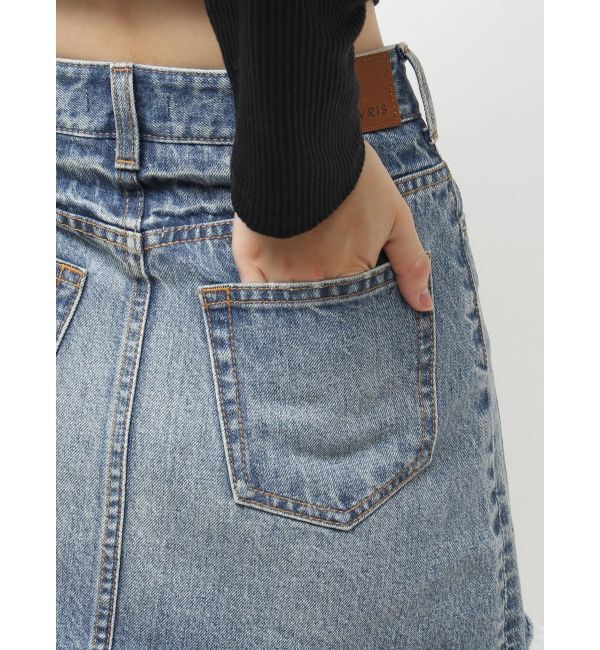 EVRIS「ワンポイントスタッズデニムミニスカート【セットアップ着用可能】」|スカート|