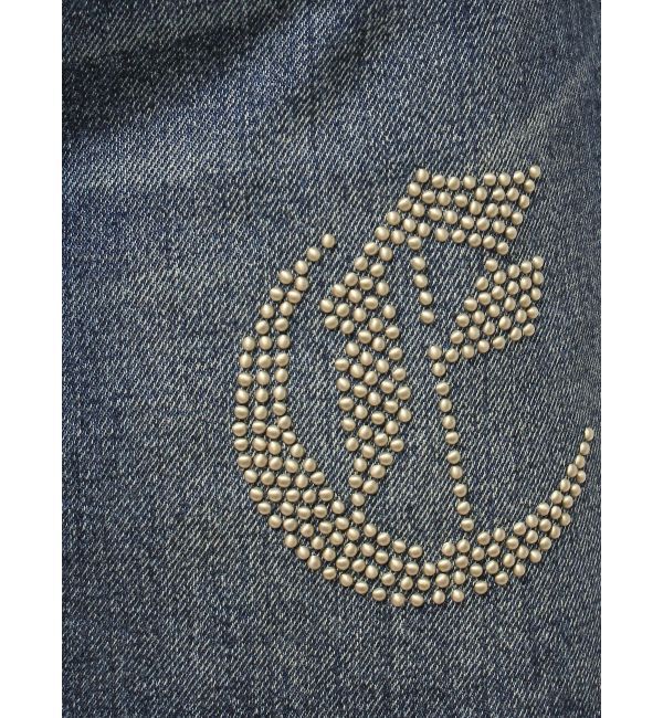 EVRIS「ワンポイントスタッズデニムミニスカート【セットアップ着用可能】」|スカート|