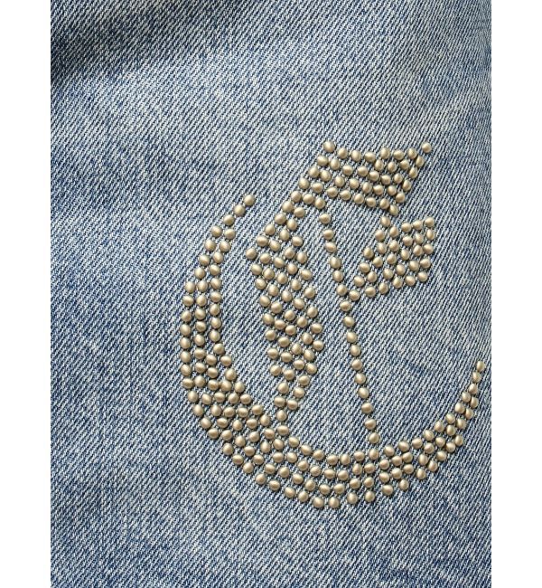 EVRIS「ワンポイントスタッズデニムミニスカート【セットアップ着用可能】」|スカート|