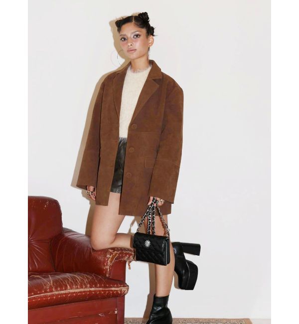 EVRIS「ファンシーヤーンノースリニットトップス」|タンクトップ|