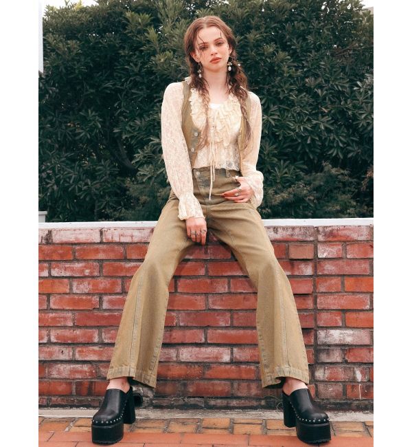 EVRIS「スタッズチャンキーヒールサボ」|サンダル|