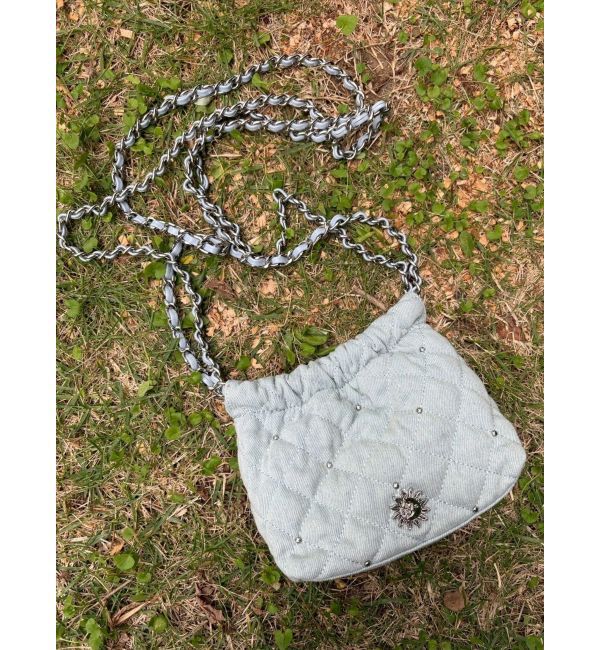 EVRIS「キルティングチェーンミニショルダーBAG」|ショルダー・メッセンジャー|ブルー