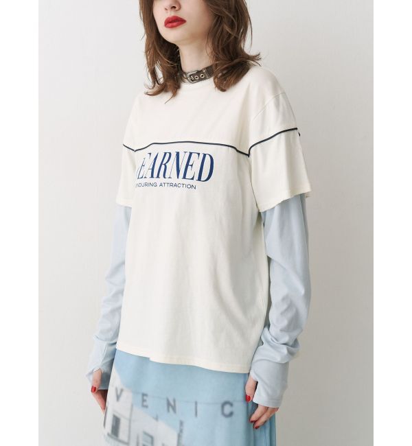 jouetie「ロゴレイヤリングTシャツ」|Tシャツ・カットソー|