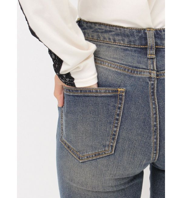 jouetie「ストレッチデニムバイカーパンツ」|デニム|