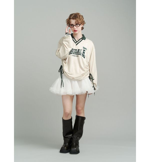 jouetie「【LONSDALE&times;jouetie】ロゴユニフォームトップス」|Tシャツ・カットソー|