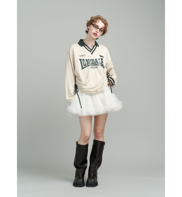 jouetie「【LONSDALE&times;jouetie】ロゴユニフォームトップス」|Tシャツ・カットソー|