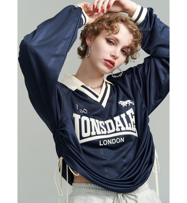 jouetie「【LONSDALE&times;jouetie】ロゴユニフォームトップス」|Tシャツ・カットソー|ネイビー