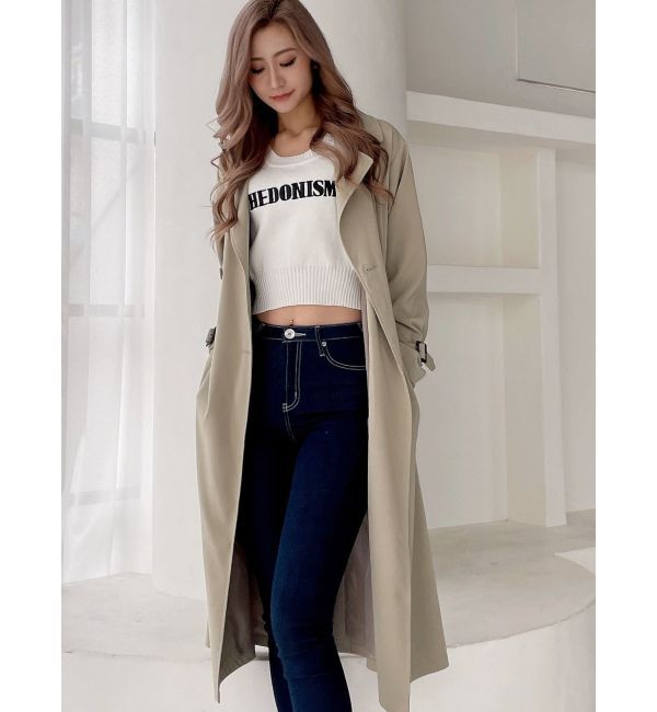 GYDA「LOOSEトレンチコート」|トレンチコート|