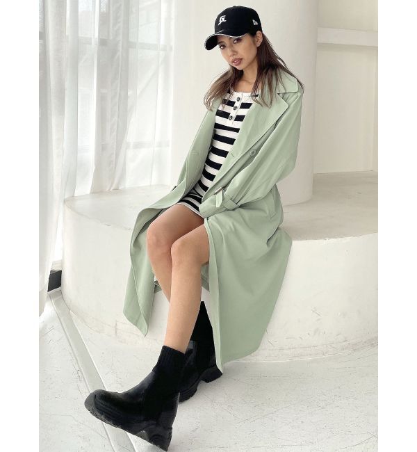 GYDA「LOOSEトレンチコート」|トレンチコート|