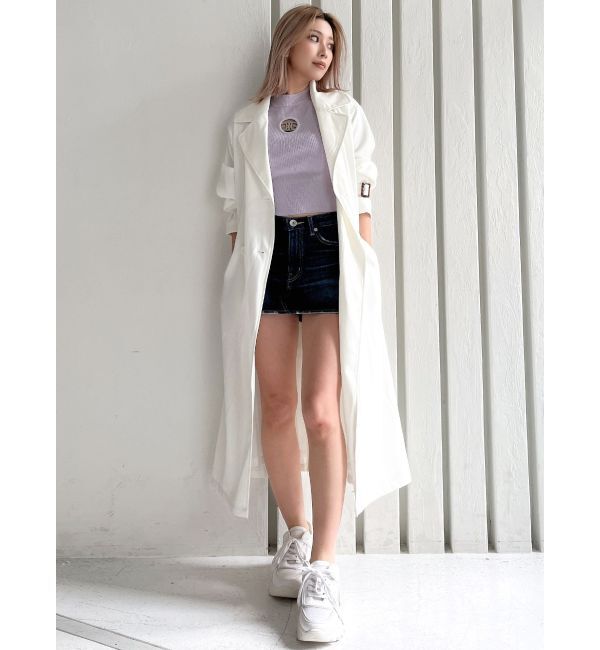 GYDA「LOOSEトレンチコート」|トレンチコート|