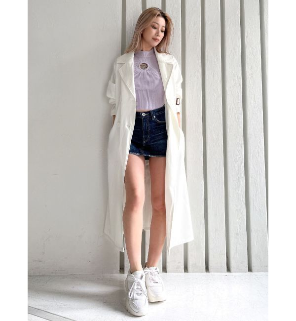 GYDA「LOOSEトレンチコート」|トレンチコート|