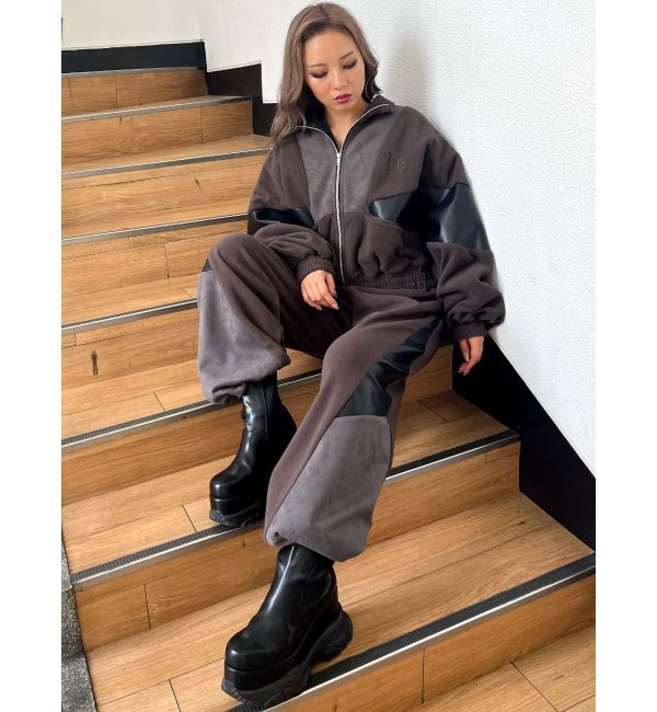 GYDA「GYGYロゴドッキングショートジャケット【SETUP着用可】」|ブルゾン・スタジャン|