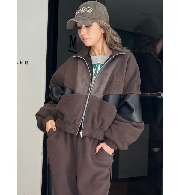 GYDA「GYGYロゴドッキングショートジャケット【SETUP着用可】」|ブルゾン・スタジャン|