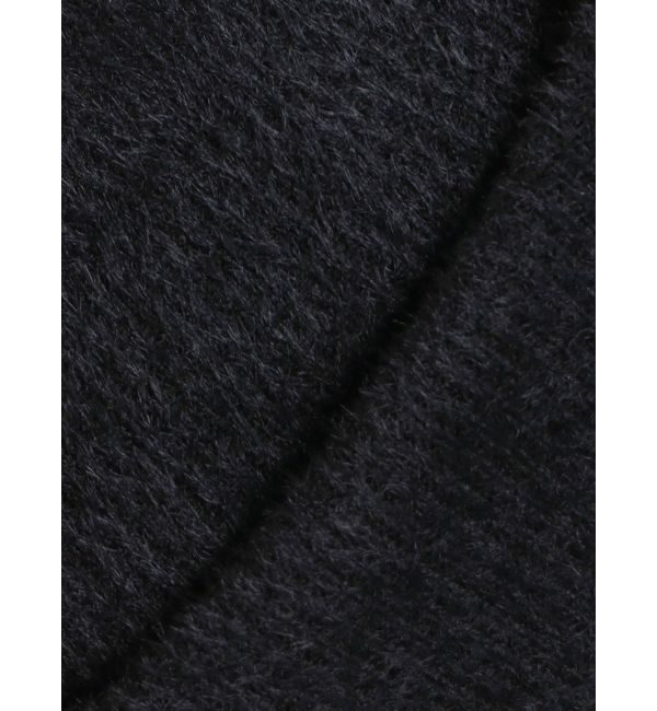 GYDA「Symmetry GYDA embroideryシャギーニットカーディガン【SETUP着用可】」|カーディガン|