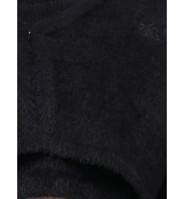 GYDA「Symmetry GYDA embroideryシャギーニットカーディガン【SETUP着用可】」|カーディガン|