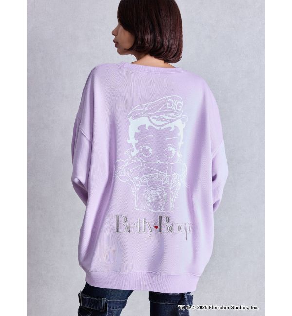 GYDA「BETTY&times;GYDA GLITTER embroideryプルオーバー」|スウェット・ジャージ|