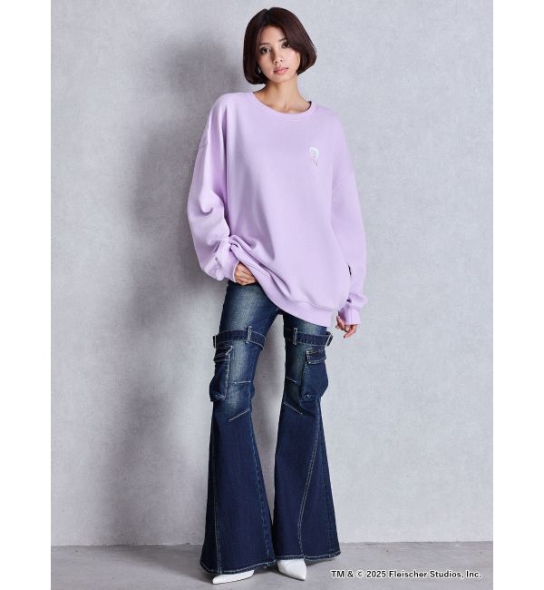 GYDA「BETTY&times;GYDA GLITTER embroideryプルオーバー」|スウェット・ジャージ|