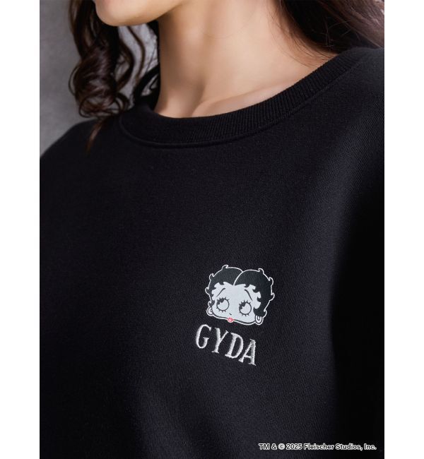 GYDA「BETTY&times;GYDA GLITTER embroideryプルオーバー」|スウェット・ジャージ|