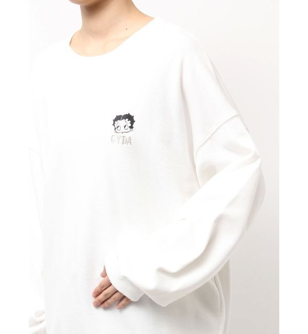 GYDA「BETTY&times;GYDA GLITTER embroideryプルオーバー」|スウェット・ジャージ|