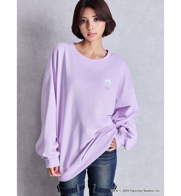 GYDA「BETTY&times;GYDA GLITTER embroideryプルオーバー」|スウェット・ジャージ|