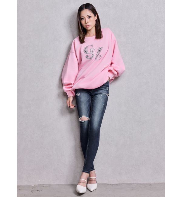 GYDA「GY bijouプルオーバー」|スウェット・ジャージ|