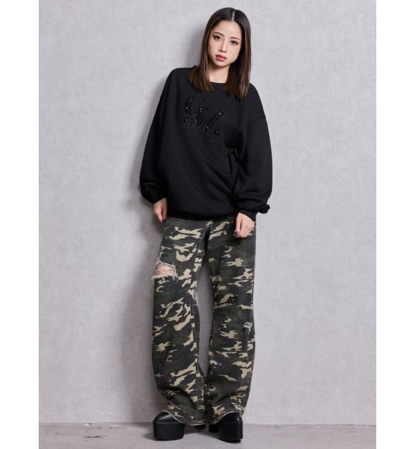 GYDA「GY bijouプルオーバー」|スウェット・ジャージ|