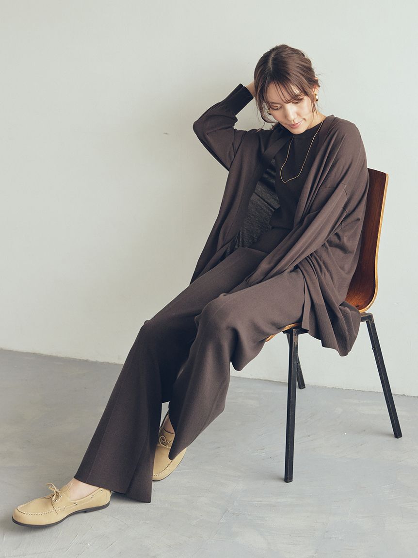 Mila Owen「【セットアップ対応】ドルマンスリーブカーディガン」|カーディガン|