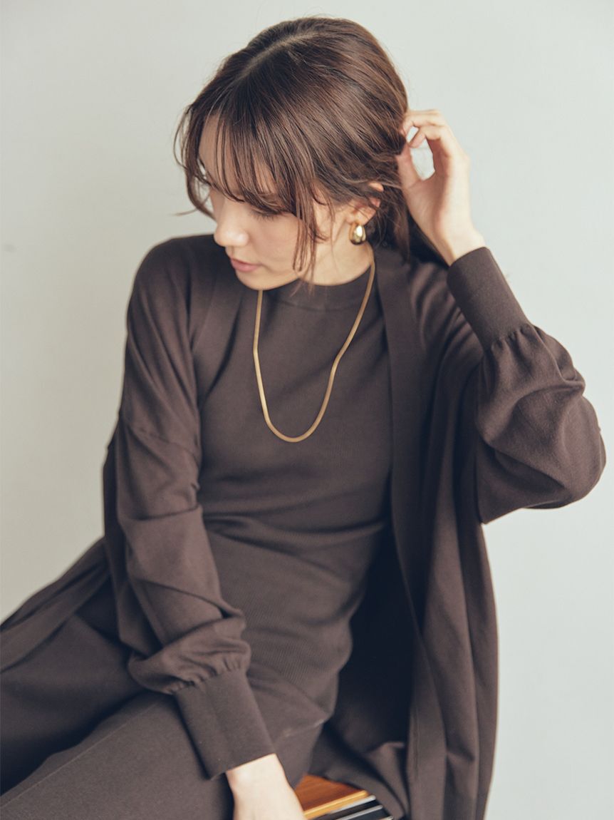 Mila Owen「【セットアップ対応】ドルマンスリーブカーディガン」|カーディガン|