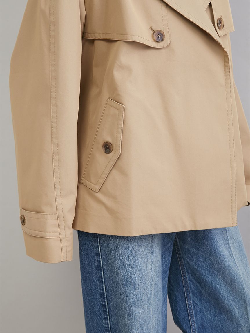 Mila Owen「ショートトレンチコート」|トレンチコート|