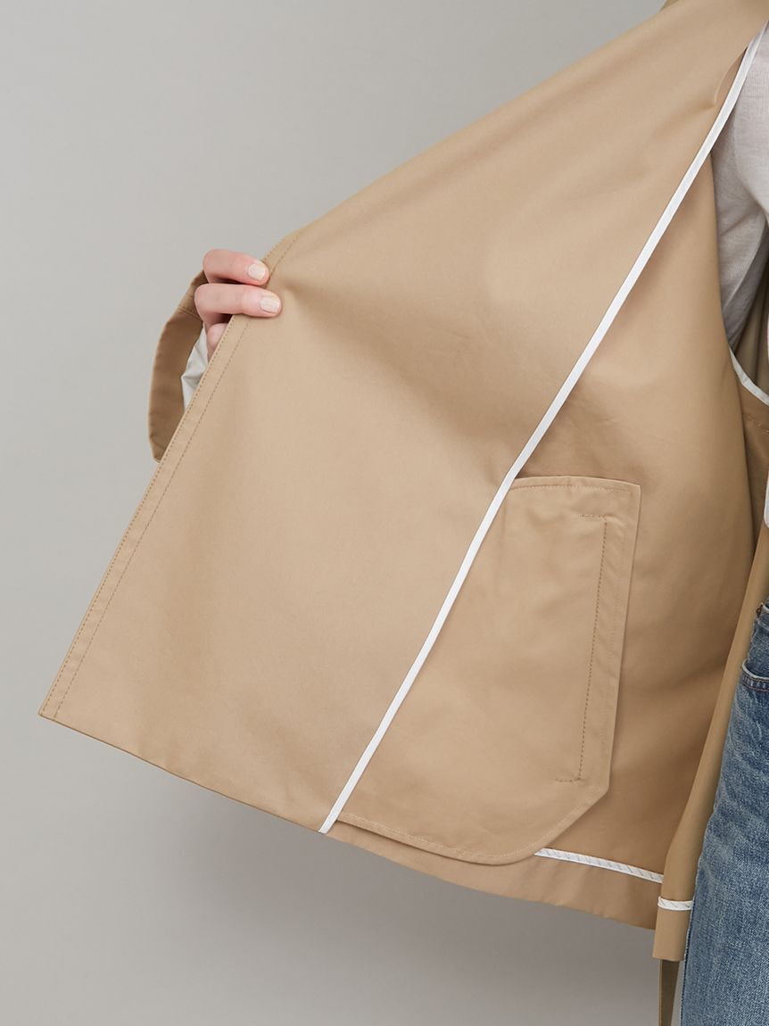 Mila Owen「ショートトレンチコート」|トレンチコート|