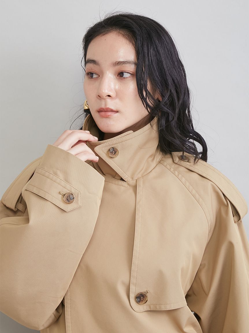 Mila Owen「ショートトレンチコート」|トレンチコート|