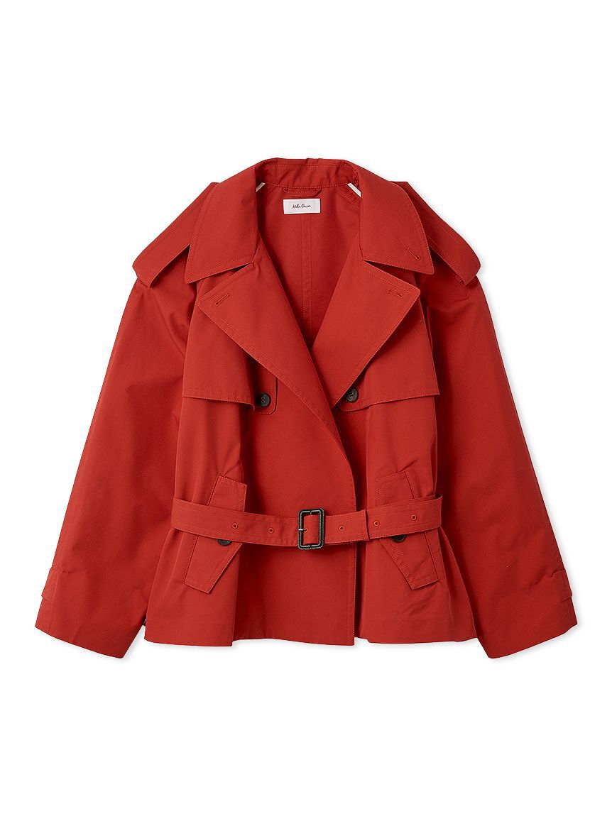 Mila Owen「ショートトレンチコート」|トレンチコート|