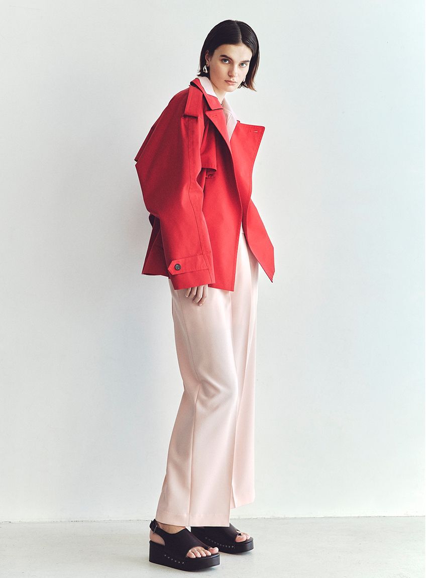 Mila Owen「ショートトレンチコート」|トレンチコート|