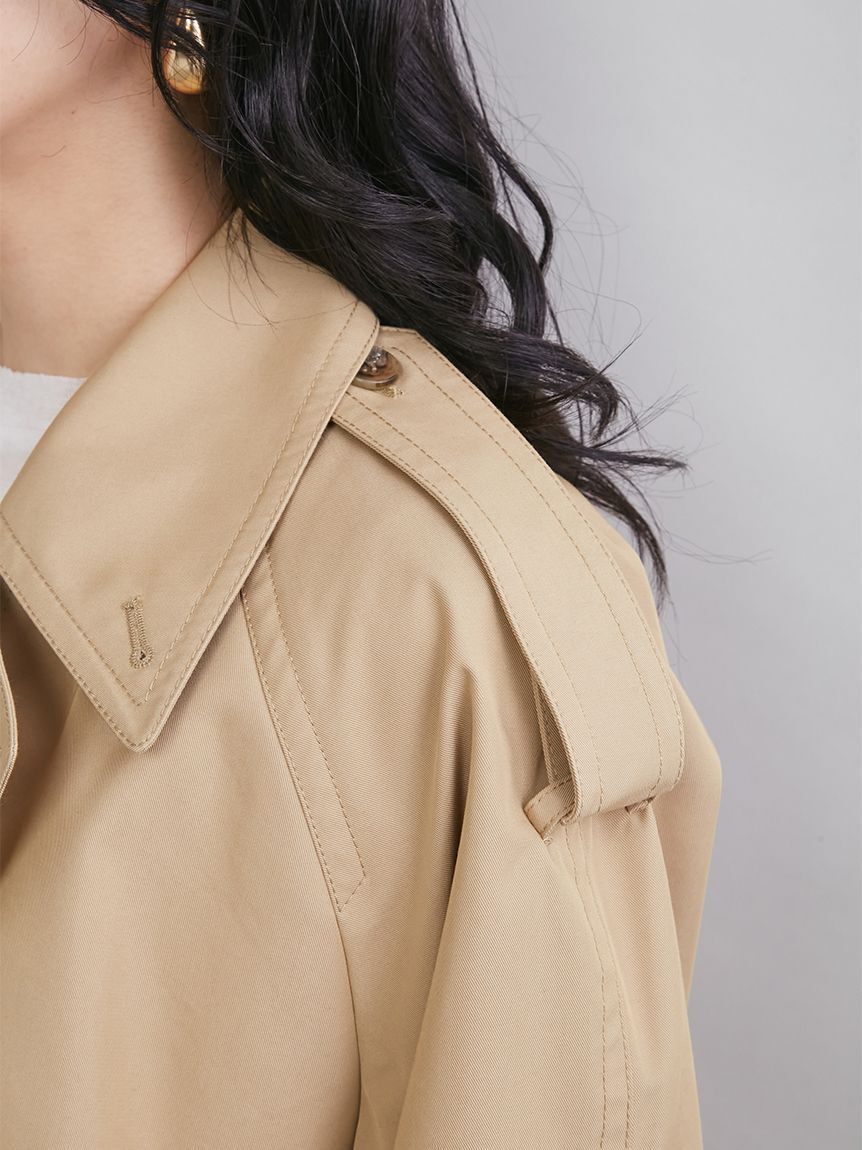 Mila Owen「ショートトレンチコート」|トレンチコート|