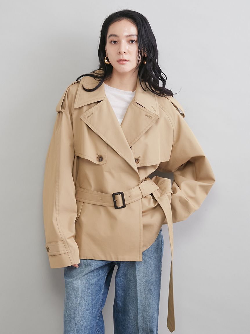 Mila Owen「ショートトレンチコート」|トレンチコート|CML