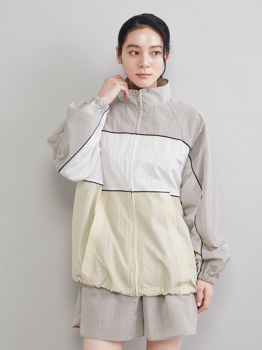 Mila Owen「ナイロントラックジャケット」|ブルゾン・スタジャン|