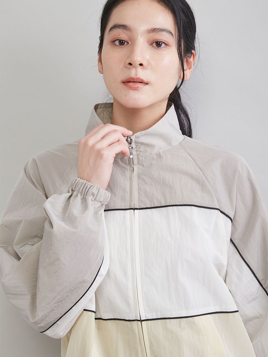 Mila Owen「ナイロントラックジャケット」|ブルゾン・スタジャン|