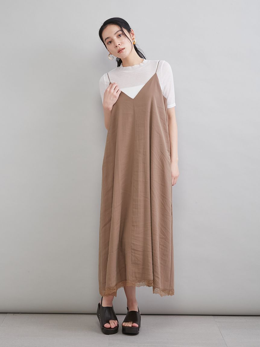 Mila Owen「ウールテンセルハーフスリーブシアーＴ」|Tシャツ・カットソー|