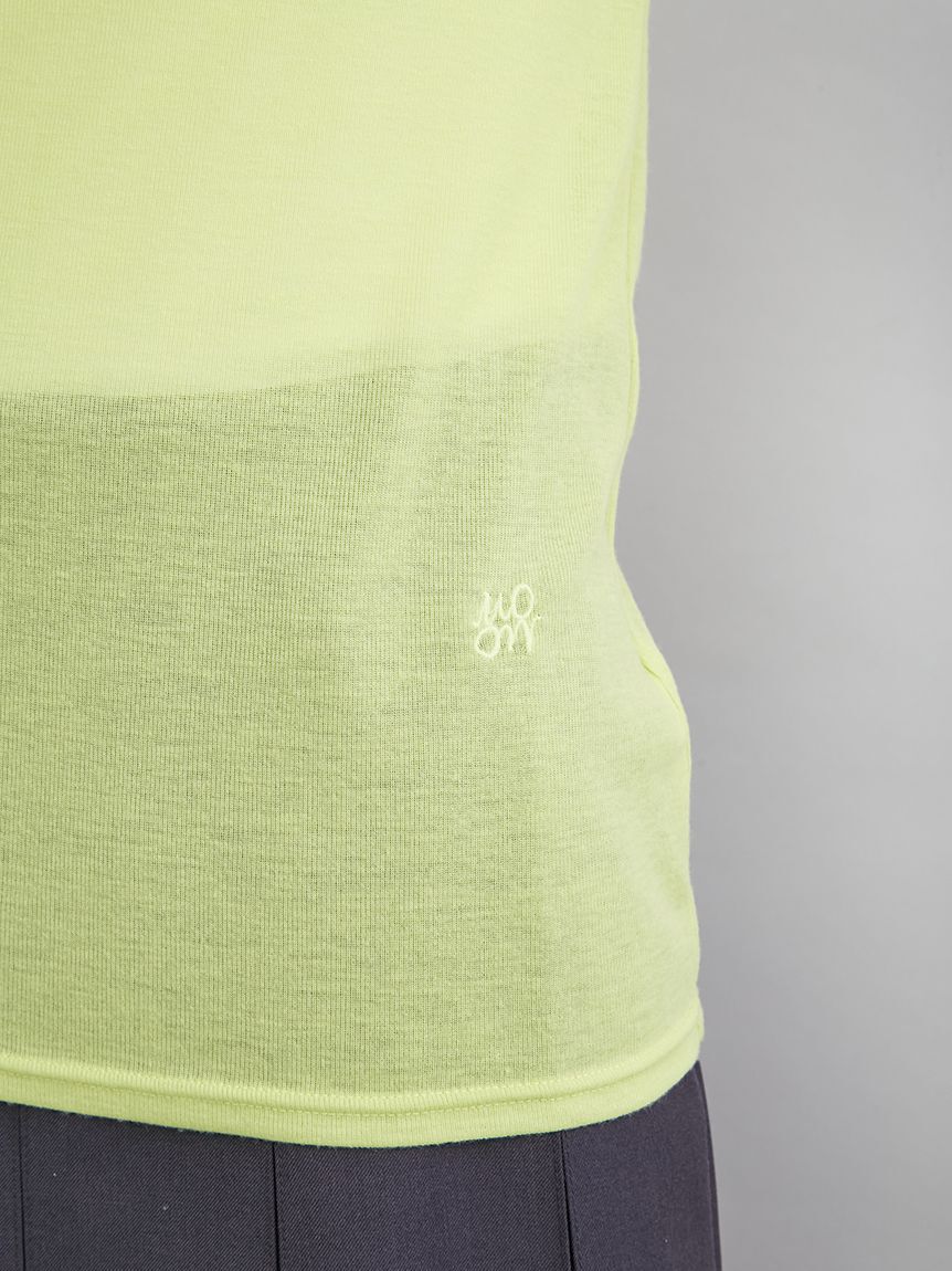 Mila Owen「ウールテンセルハーフスリーブシアーＴ」|Tシャツ・カットソー|