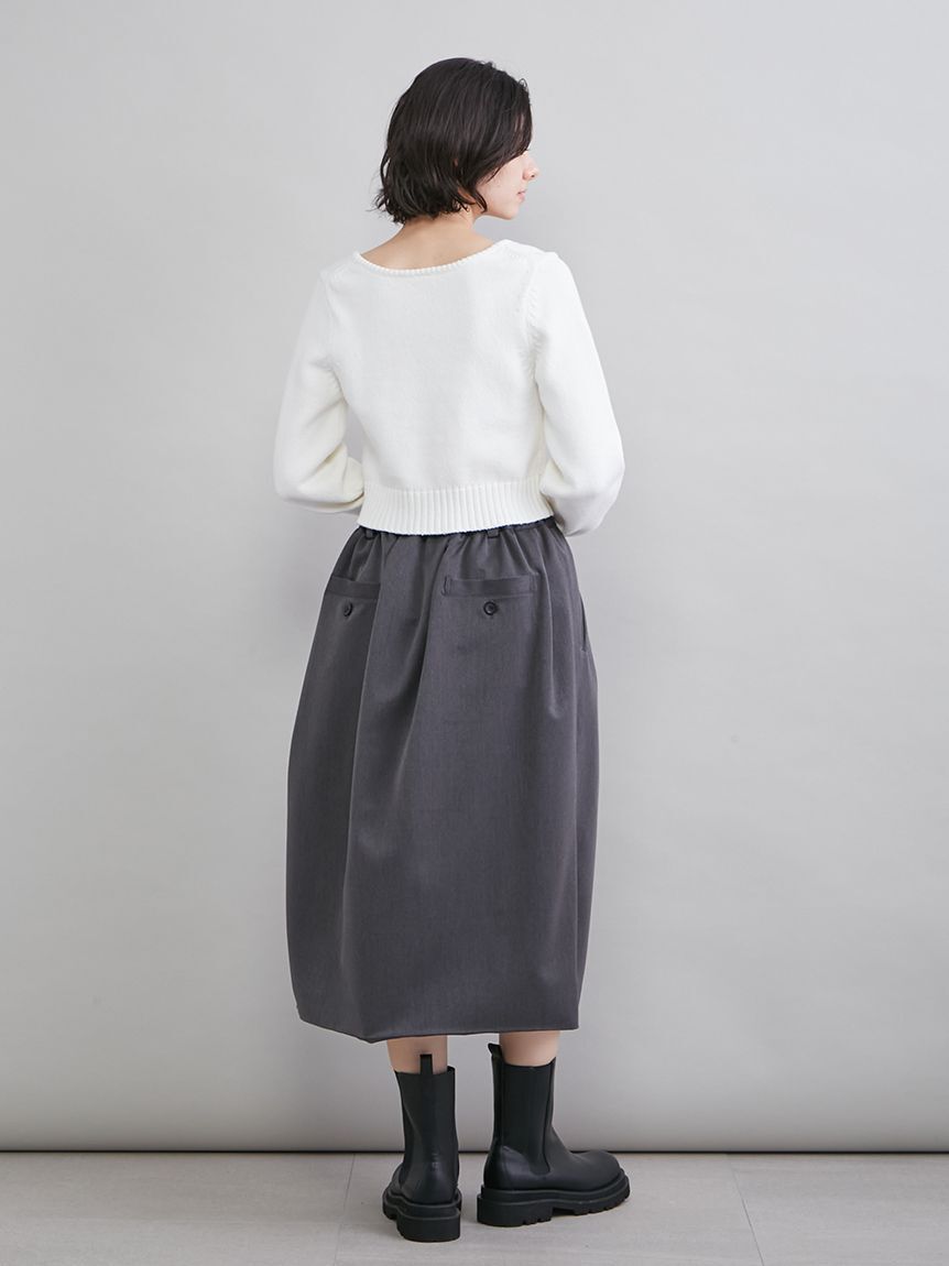 Mila Owen「スクエアネックニット」|ニット・セーター|