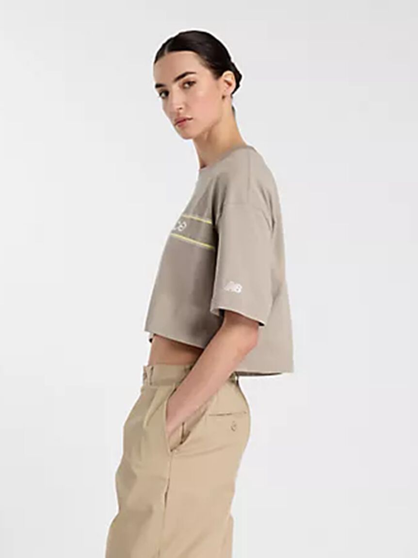 NEW BALANCE 「【New Balance for emmi】Athletics リニアロゴTシャツ」|Tシャツ・カットソー|