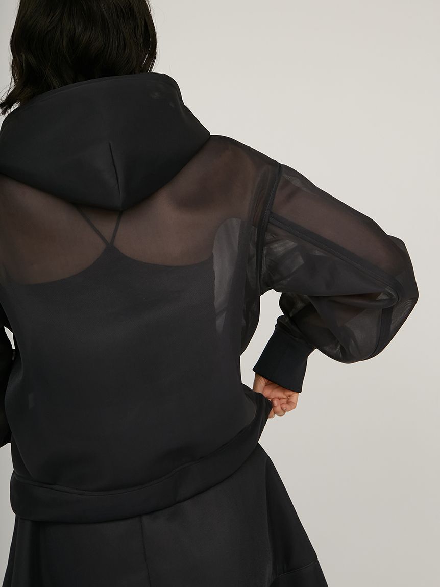 emmi atelier「シアーダンボールジップフーディーブルゾン」|ブルゾン・スタジャン|