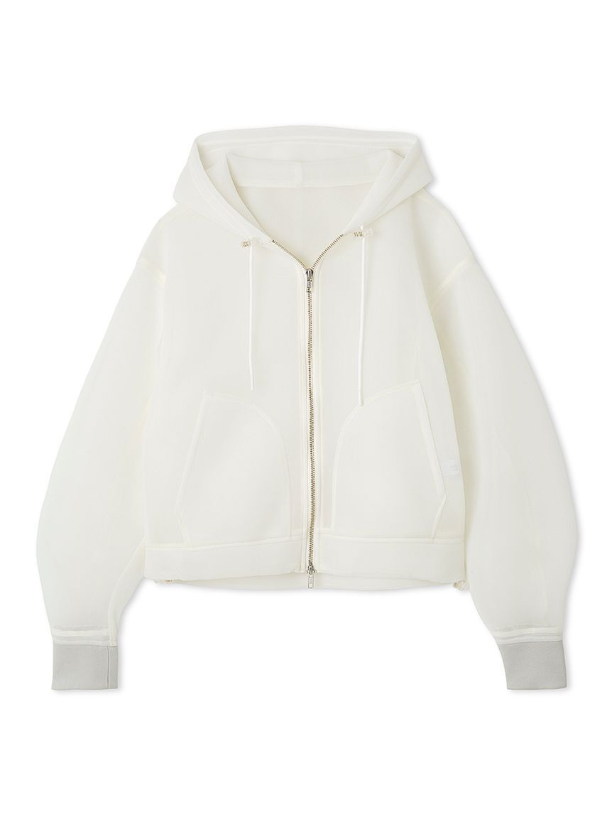 emmi atelier「シアーダンボールジップフーディーブルゾン」|ブルゾン・スタジャン|