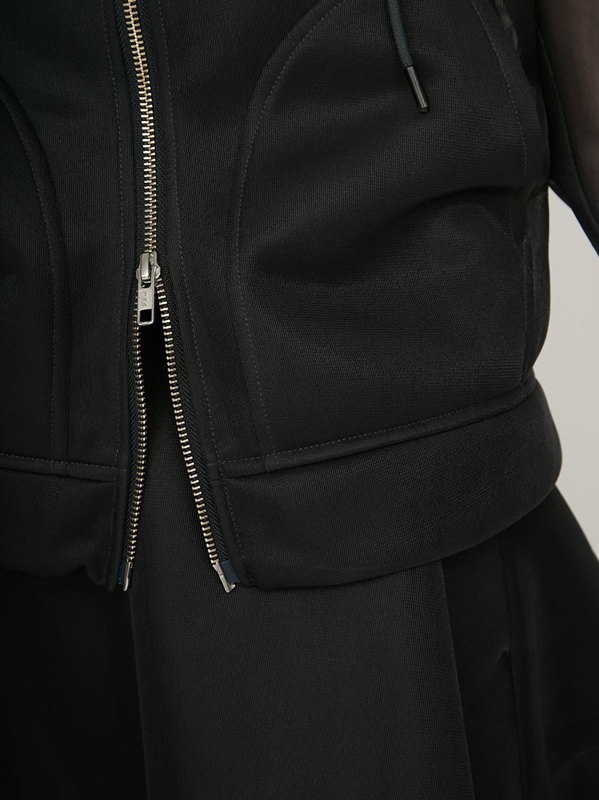 emmi atelier「シアーダンボールジップフーディーブルゾン」|ブルゾン・スタジャン|