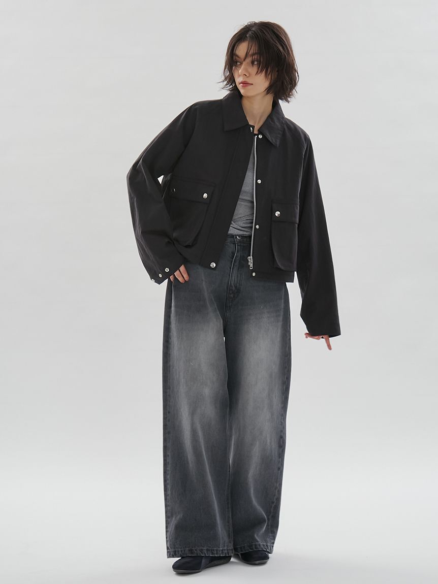 emmi atelier「ショートハンティングジャケット」|テーラードジャケット|