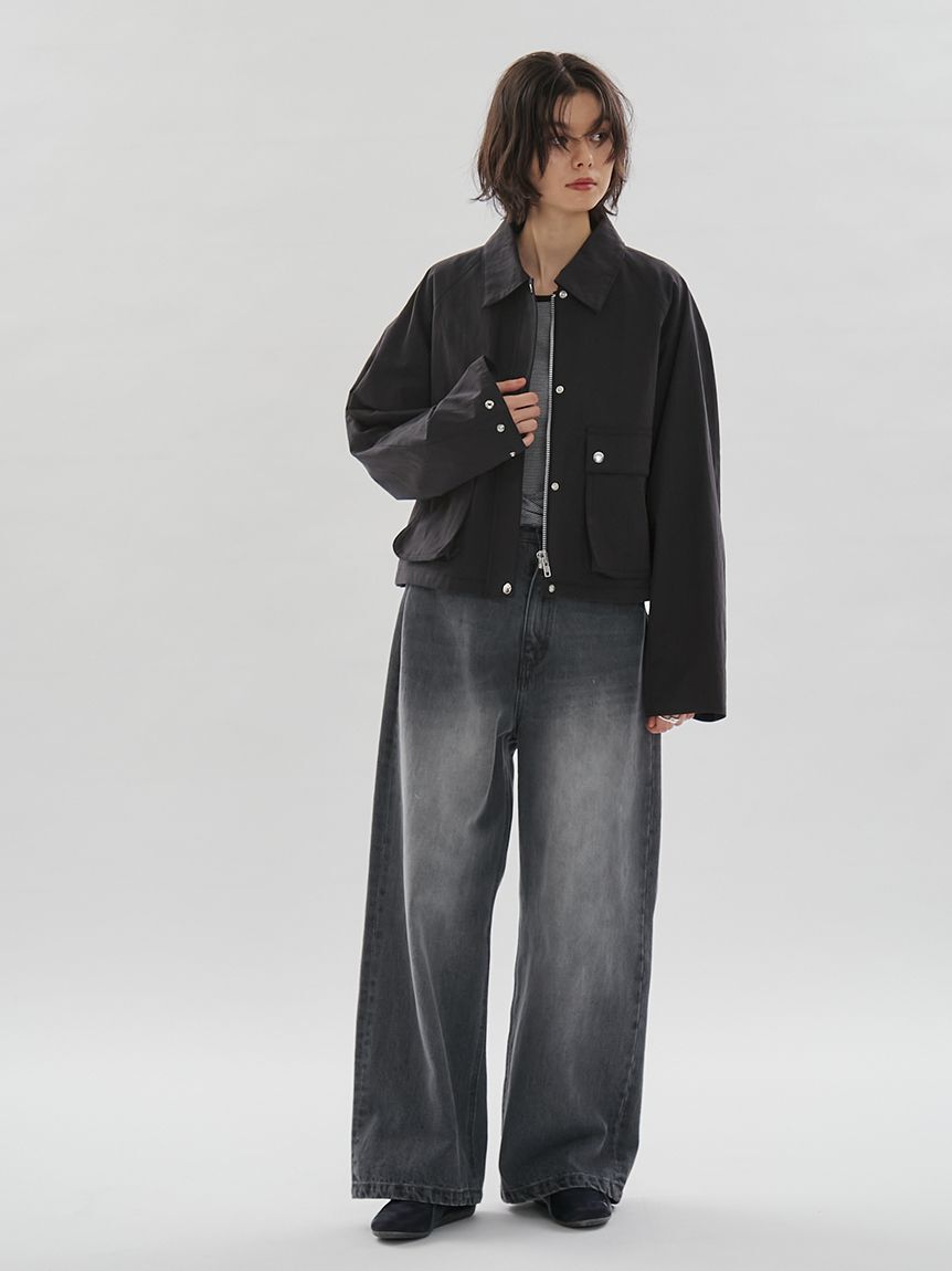 emmi atelier「ショートハンティングジャケット」|テーラードジャケット|