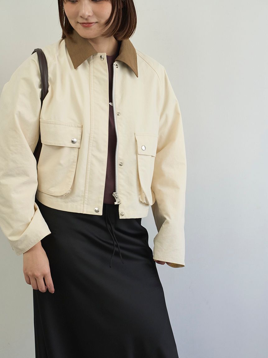 emmi atelier「ショートハンティングジャケット」|テーラードジャケット|