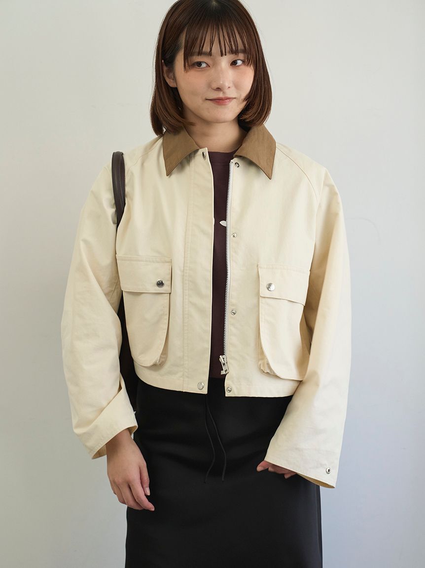 emmi atelier「ショートハンティングジャケット」|テーラードジャケット|