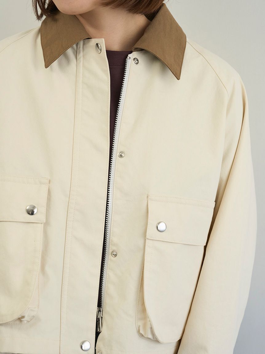 emmi atelier「ショートハンティングジャケット」|テーラードジャケット|